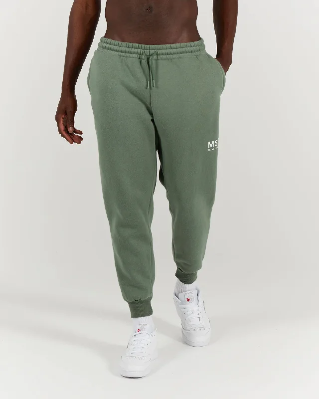 Muscle Republic | Relaxed Trackie - Dark Sage