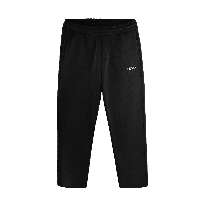 OPEN LEG JOGGER BLACK