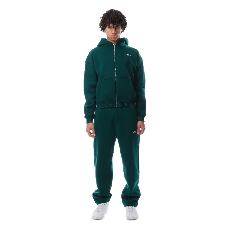 OPEN LEG JOGGER DARK GREEN