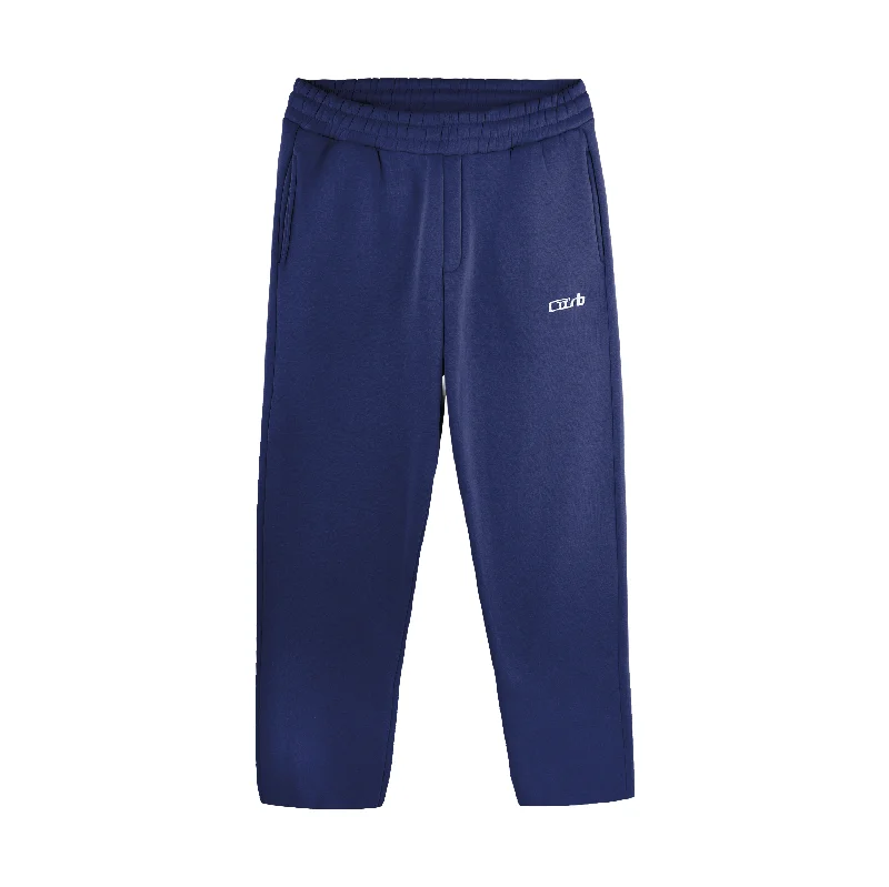 OPEN LEG JOGGER NAVY BLUE