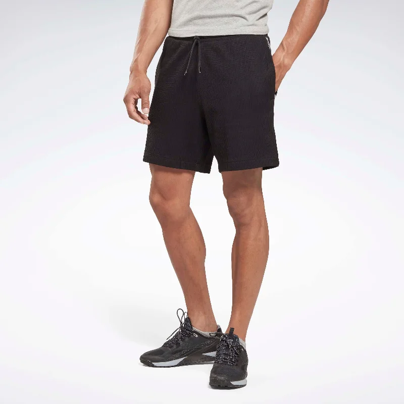 Reebok Identity Vector Waffle Shorts Black