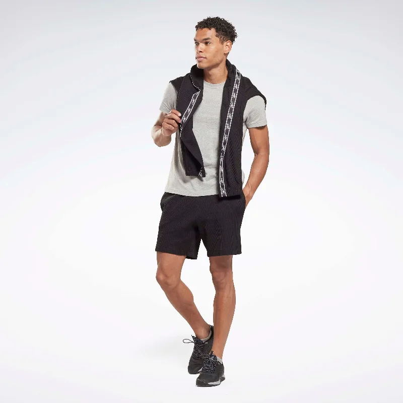 Reebok Identity Vector Waffle Shorts Black