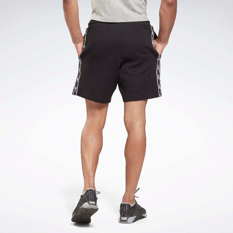 Reebok Identity Vector Waffle Shorts Black