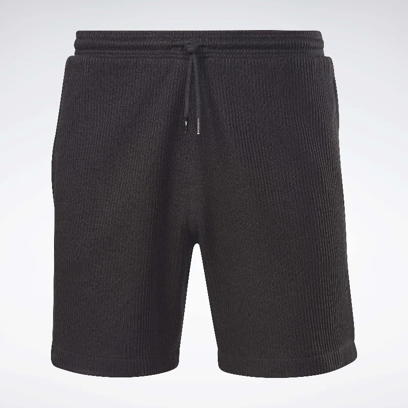 Reebok Identity Vector Waffle Shorts Black