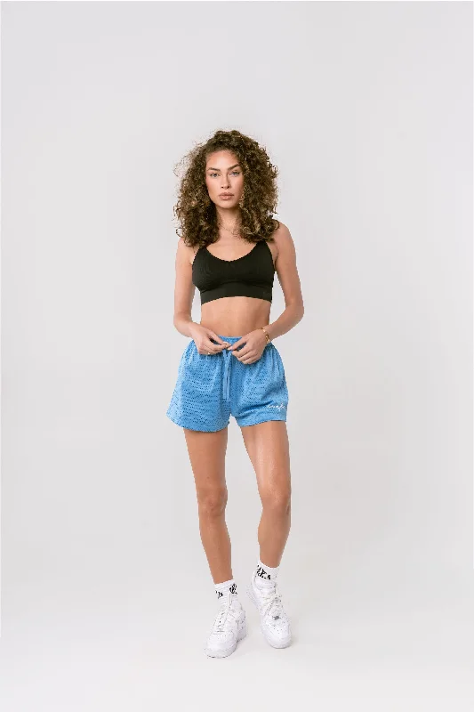 WOMEN'S BASIC SHORTS - FRENCH BLUE